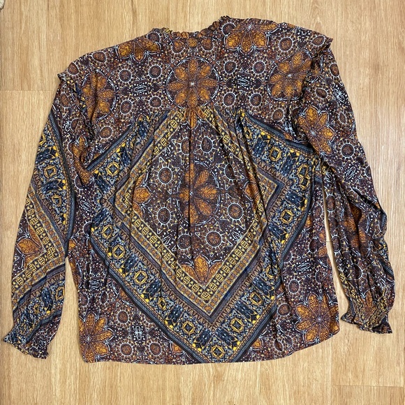 Free People Bohemian Floral Blouse - Picture 4 of 5